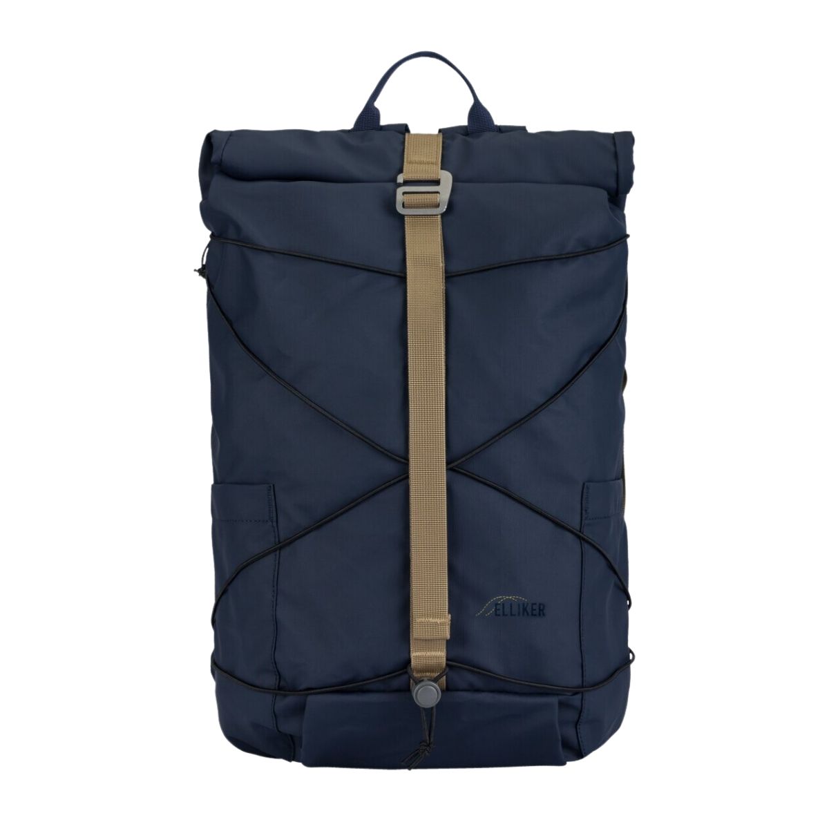 Dayle Roll Top Backpack 21/25L Navy Rucksack Nahmoo
