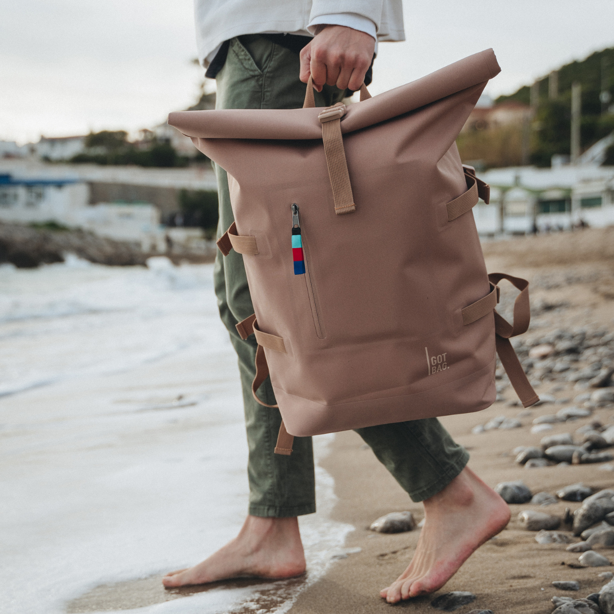 GOT Bag - ROLLTOP aus Meeresplastik Driftwood - Nahmoo