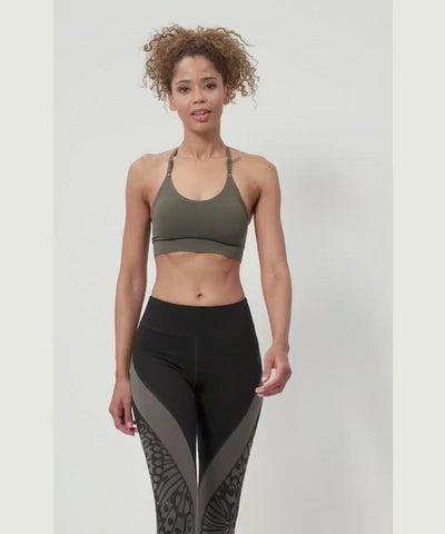 Sport Bra Crossback Olive