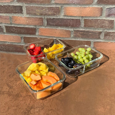 Meal Prep Stone Large 3 - Lunchbox Glas
