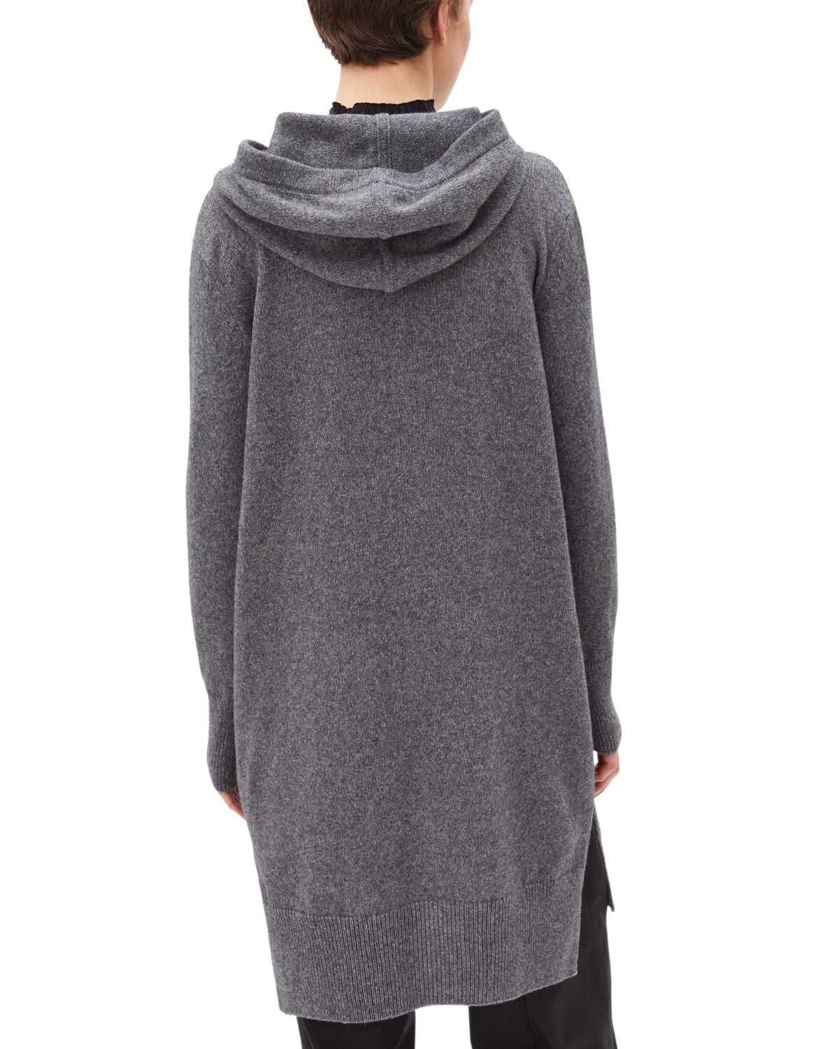 Armed Angels - Warmaa Cardigan Langarm Strick Grey Melange - Nahmoo
