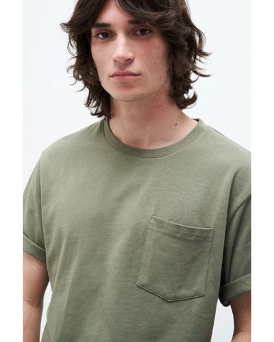 Kuyichi - Liampo Tee Army Green - Nahmoo