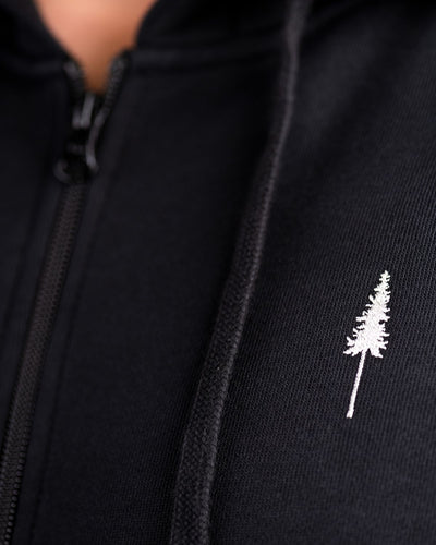 Nikin - Treehoodie Zip black - Nahmoo