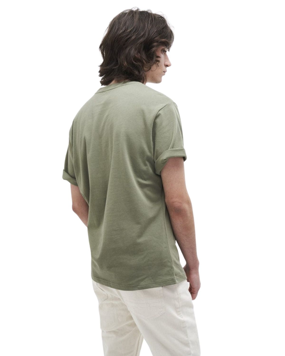Kuyichi - Liampo Tee Army Green - Nahmoo