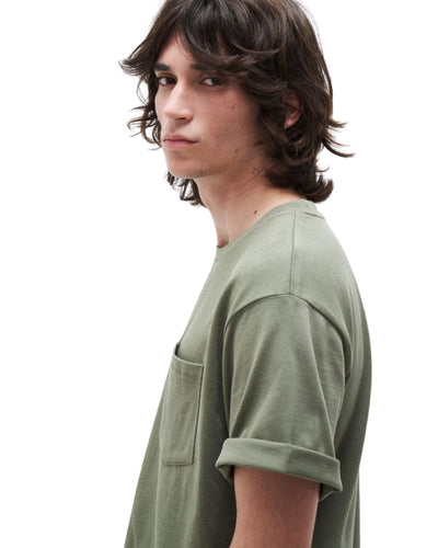 Kuyichi - Liampo Tee Army Green - Nahmoo
