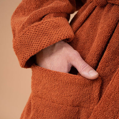 The Bathrobe Terra Cotta - Bademantel Unisex