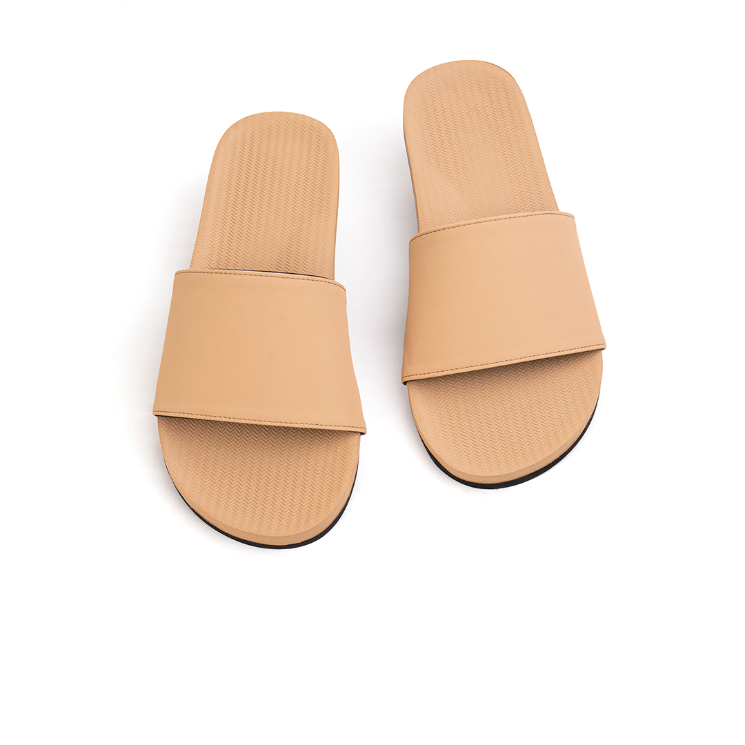 Indosole - ESSNTLS Vegan Slide Men Soil - Nahmoo