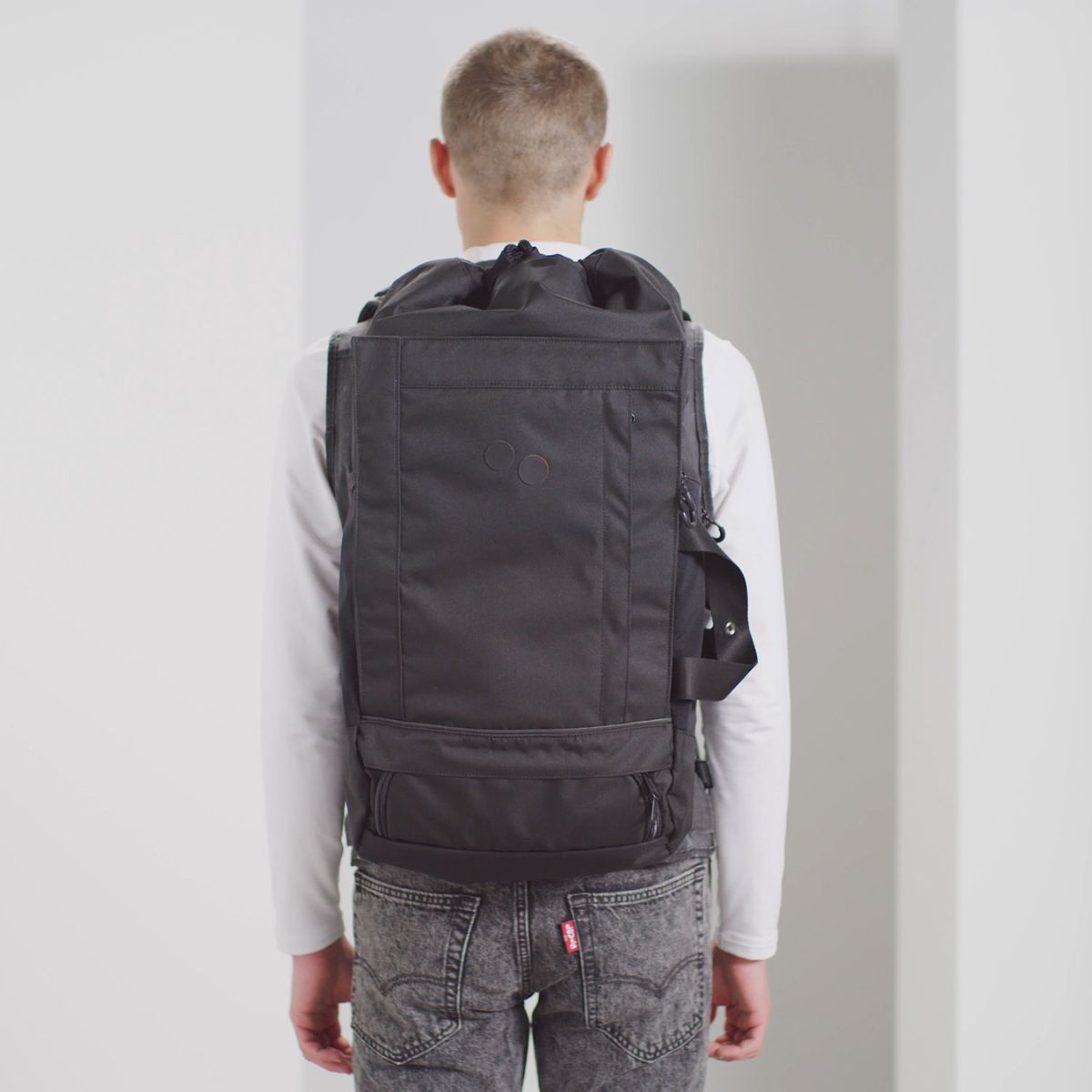 Blok Large Rooted Black - Rucksack