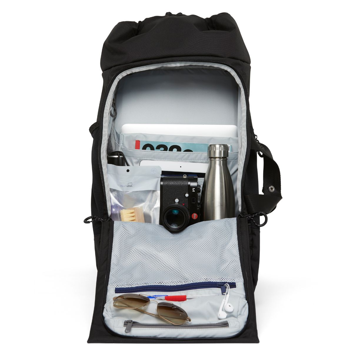 Blok Large Rooted Black - Rucksack