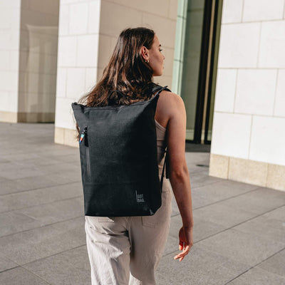 GOT Bag - NoRolltop aus Meeresplastik Black - Nahmoo