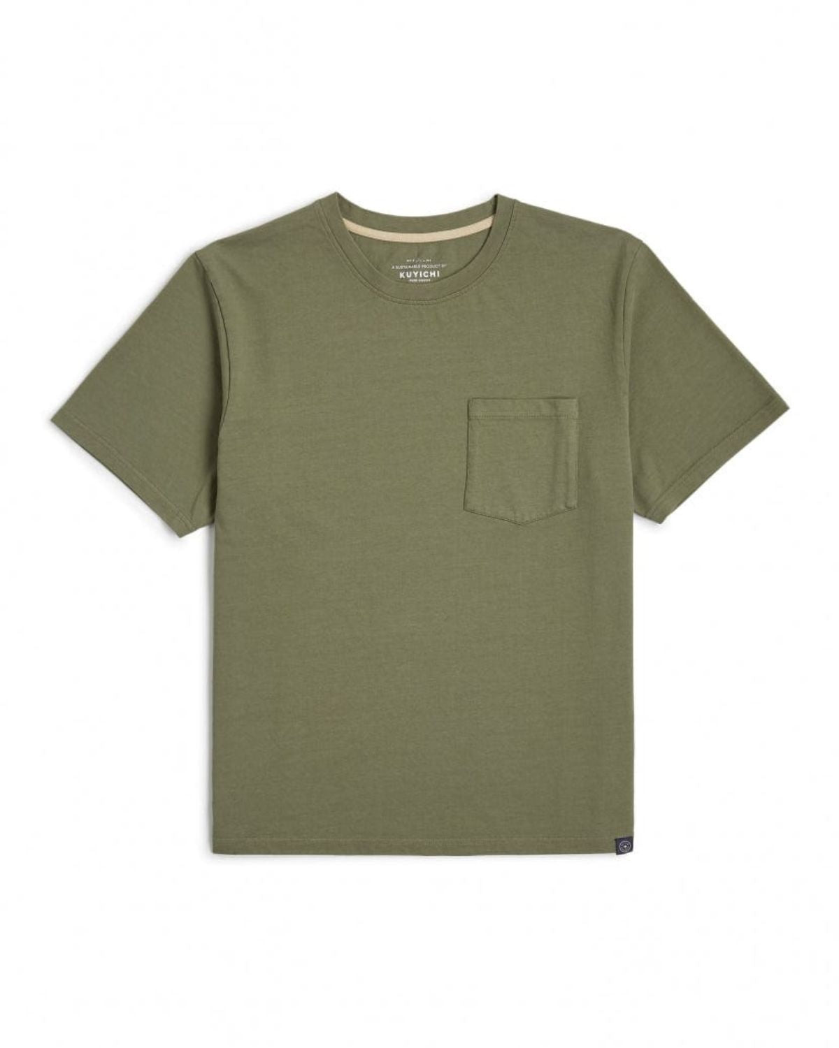Kuyichi - Liampo Tee Army Green - Nahmoo