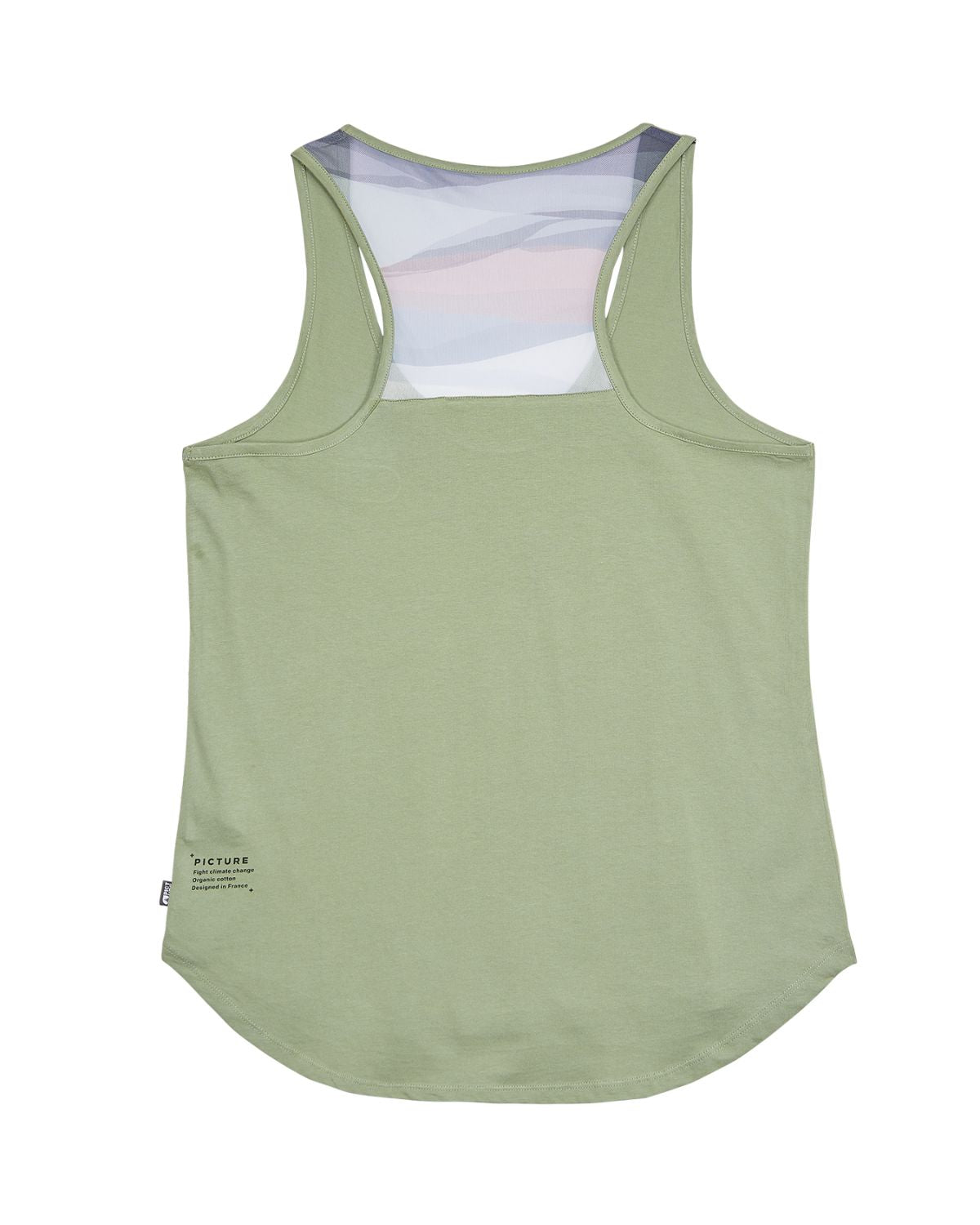 Loni Tank Green Spray - Tanktop Damen