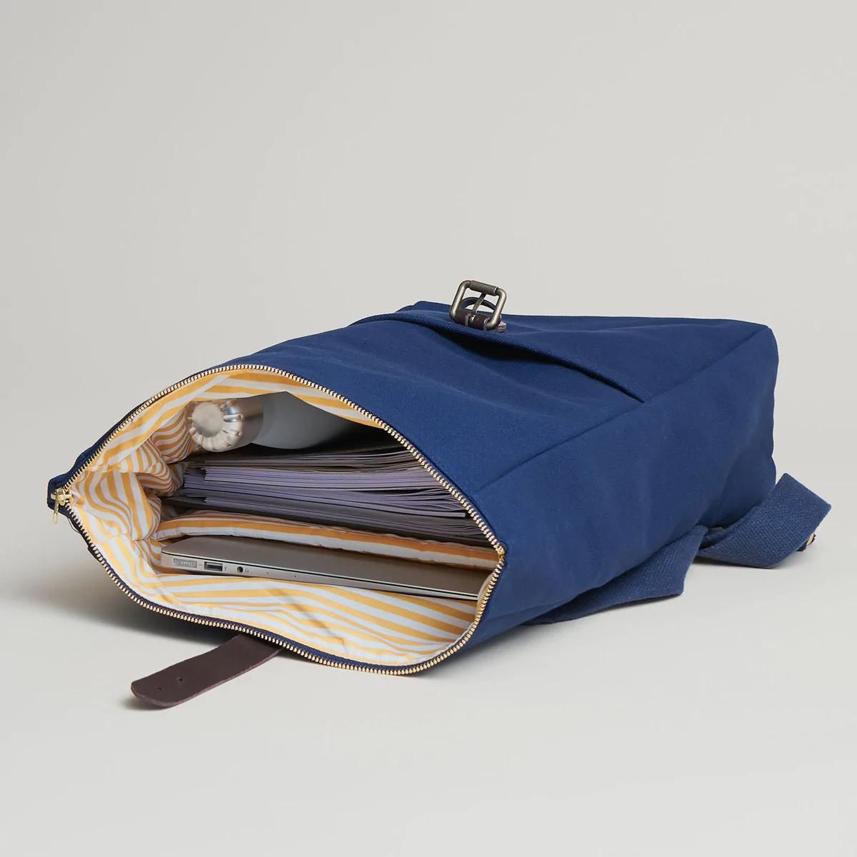 Foldtop Navy Blue - Rucksack