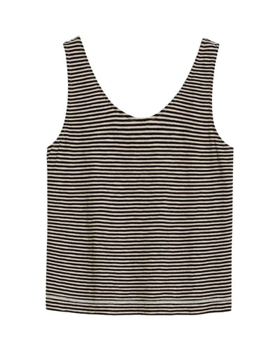 Minaami Lovely Stripes Black-Light Desert - T-Shirt Damen