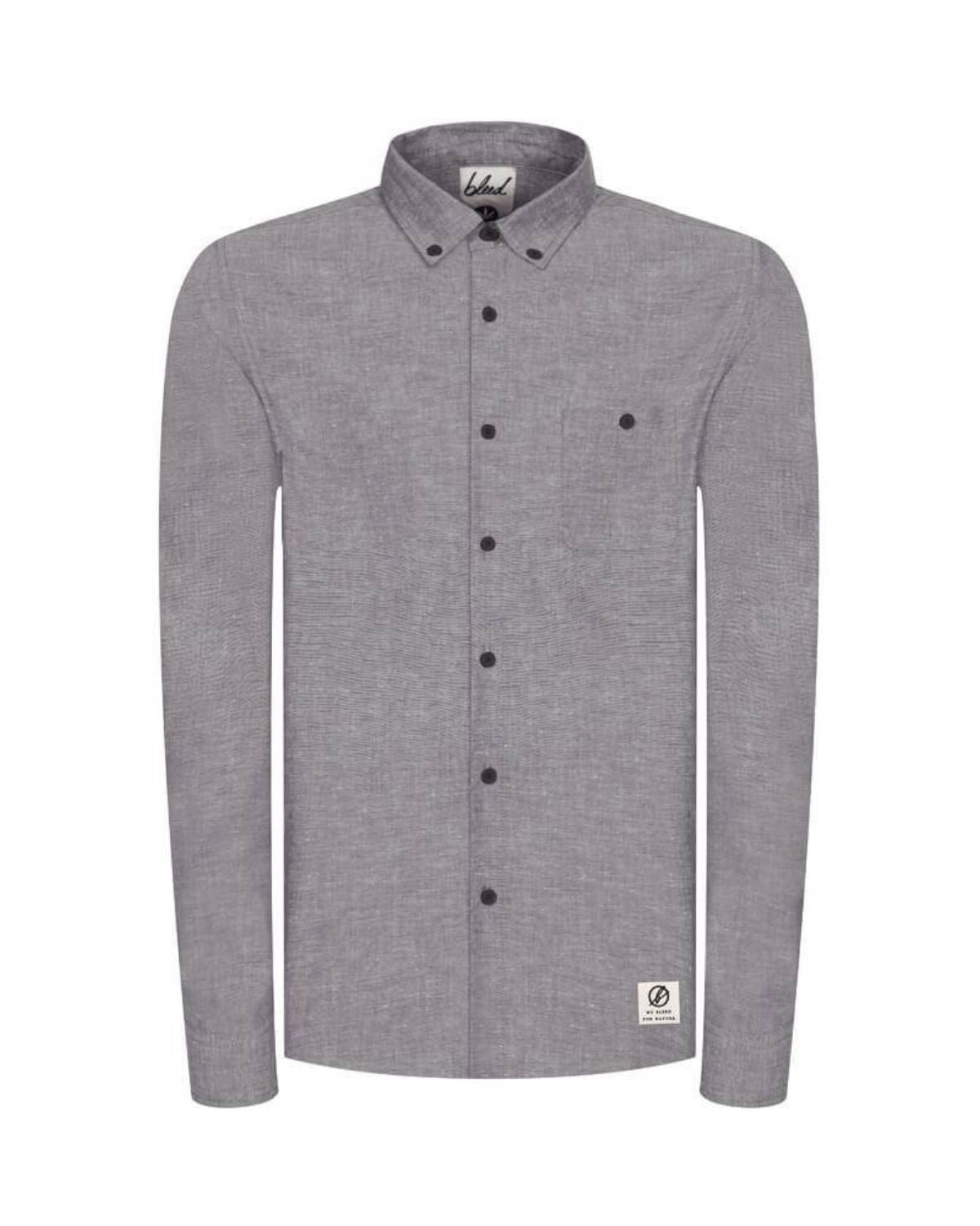 Bleed - 365 Oxford Hemd black - Nahmoo