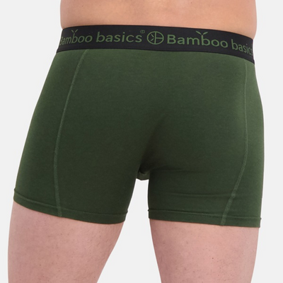 Bamboo Basics - Boxershorts Rico (3-Pack) Army green - Nahmoo