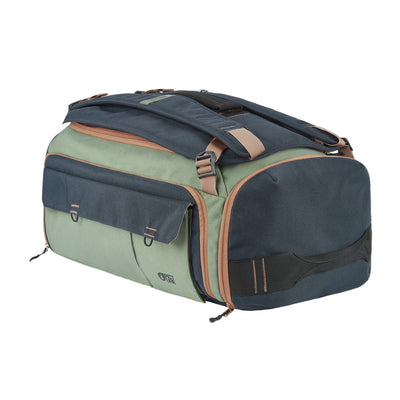 Weekend Warrior Duffelbag Green Spray Dark Blue - Reisetasche