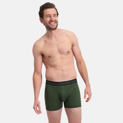 Bamboo Basics - Boxershorts Rico (3-Pack) Army green - Nahmoo