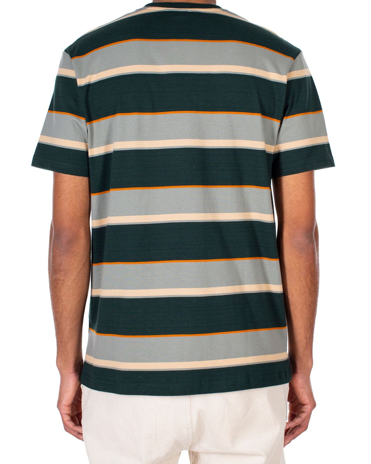Rustico Stripe Tee Nightforest - T-Shirt Herren