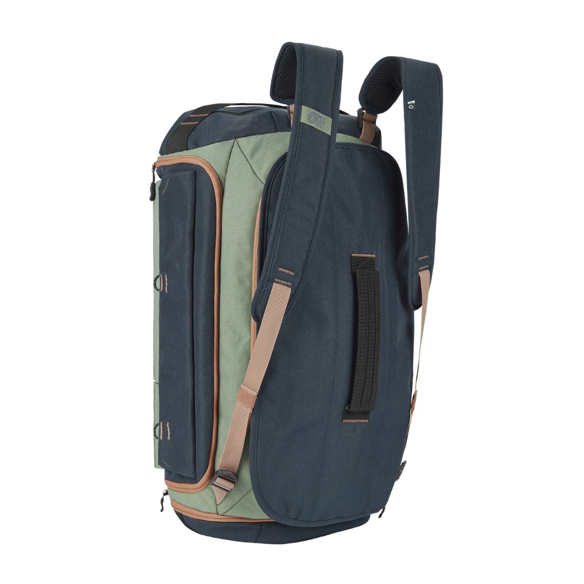 Weekend Warrior Duffelbag Green Spray Dark Blue - Reisetasche