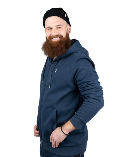 Nikin - Treehoodie Zip navy - Nahmoo