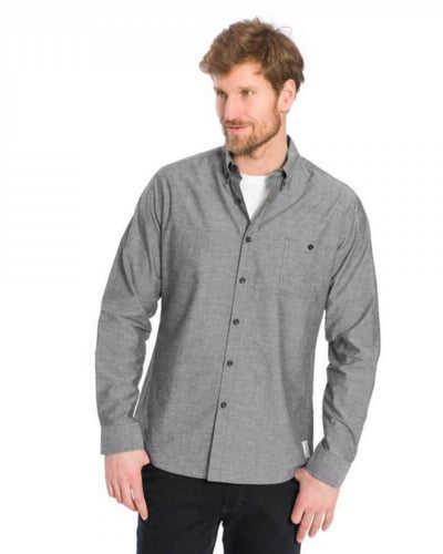 Bleed - 365 Oxford Hemd black - Nahmoo
