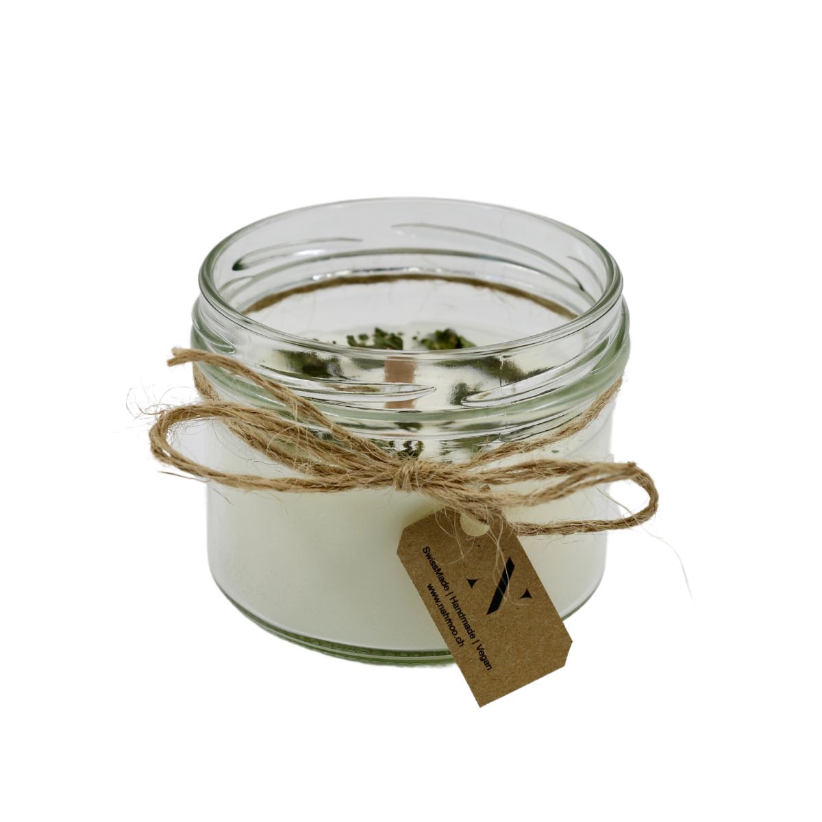 Handmade Duftkerze Medium Mint/Coconut - Kerze