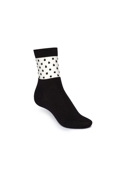 ThokkThokk - 3 Pack Mid Socks Black Romance/Black Dots/Black Stripes - Nahmoo