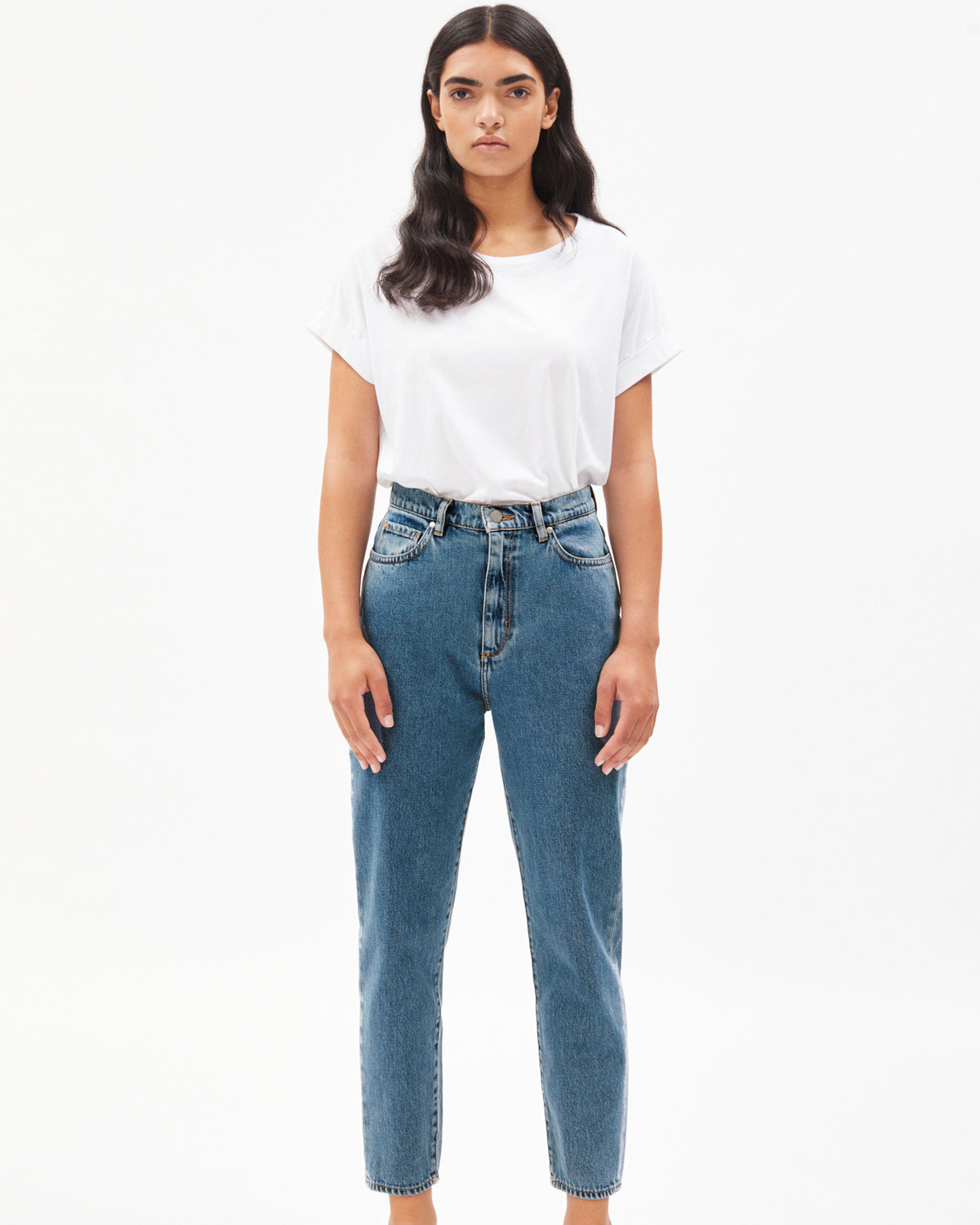 Armed Angels - Mairaa Mom-Fit Jeans Blue - Nahmoo