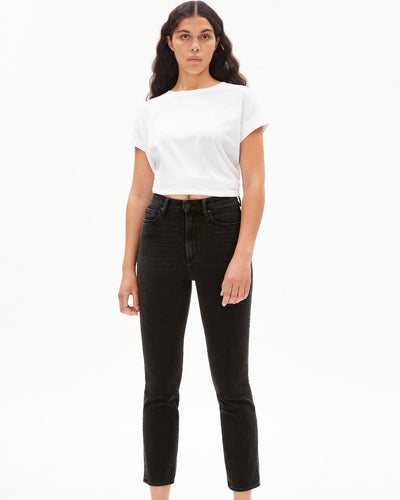 Armed Angels - Lejaa High Waist Jeans Breezy Black - Nahmoo