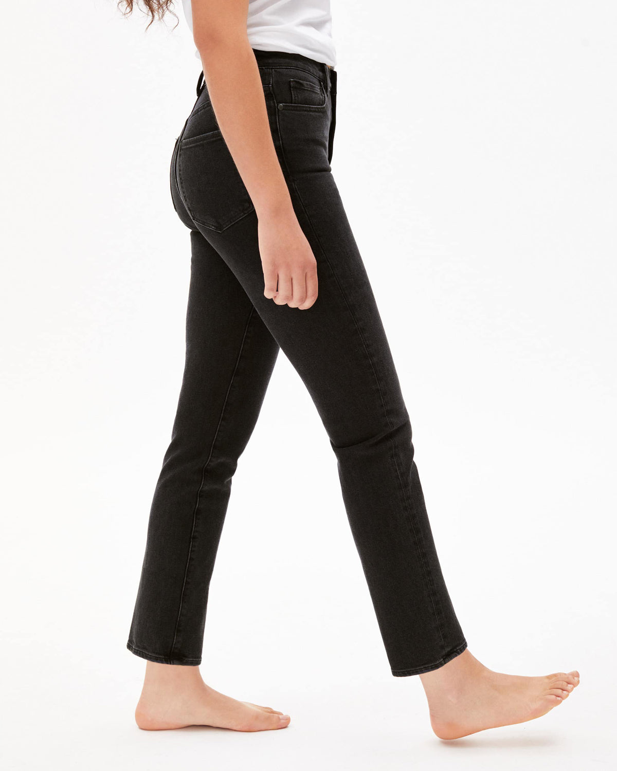 Armed Angels - Lejaa High Waist Jeans Breezy Black - Nahmoo