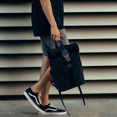 Rolltop Schwarz 3.0 - Rucksack