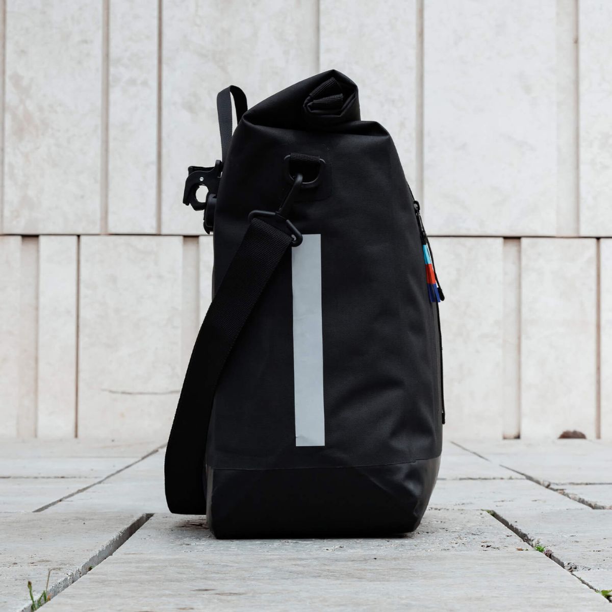 Bike Bag aus Meeresplastik Black - Fahrradtasche