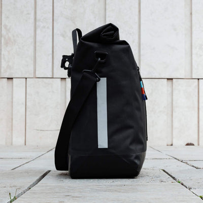Bike Bag aus Meeresplastik Black - Fahrradtasche