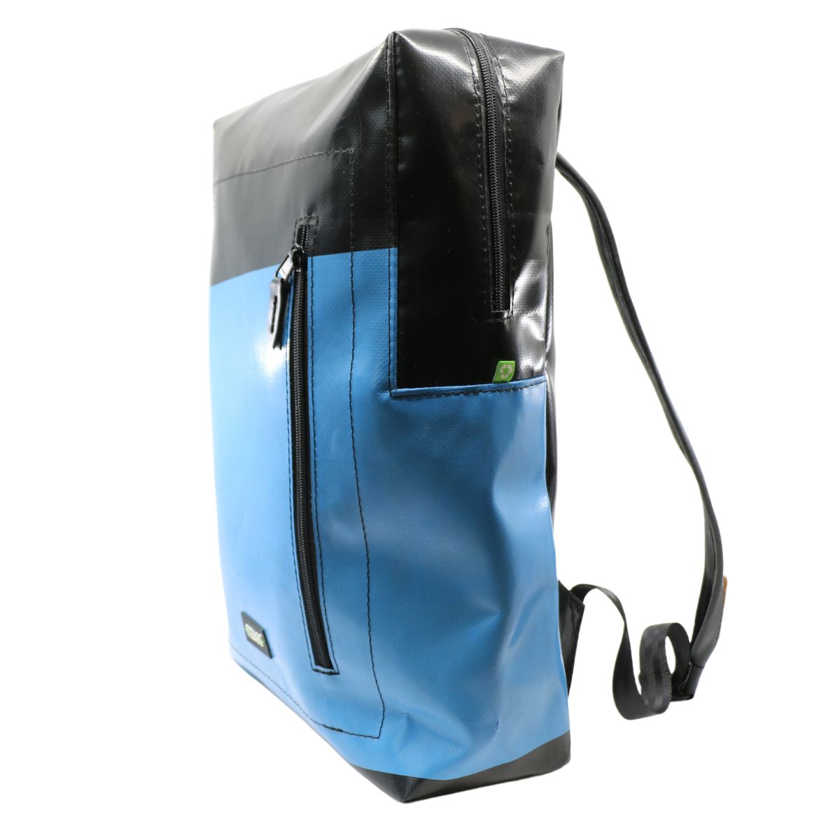 DAVID upcycled backpack Blau/Schwarz