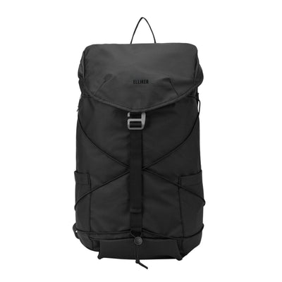 Wharfe Flap Over Backpack 22L Black - Rucksack