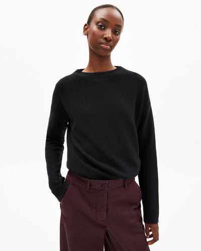 Medinaa Black - Strickpullover Damen