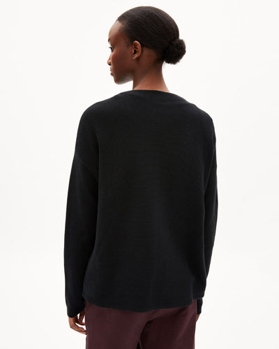 Medinaa Black - Strickpullover Damen