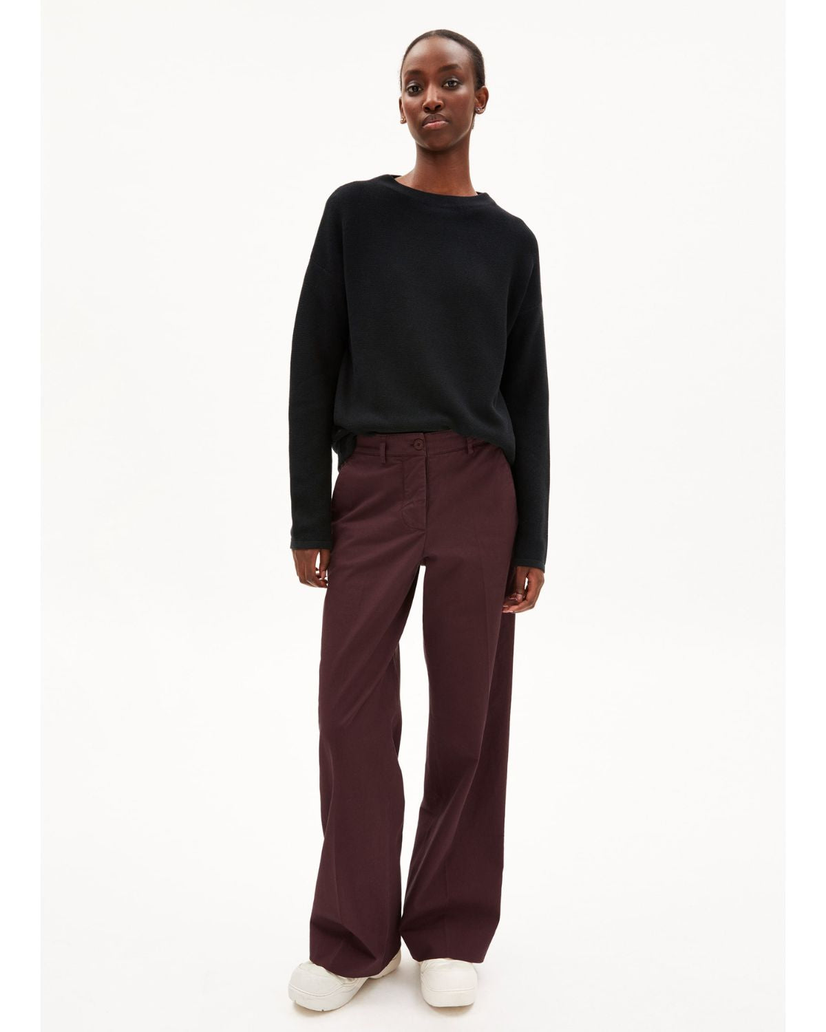 Medinaa Black - Strickpullover Damen