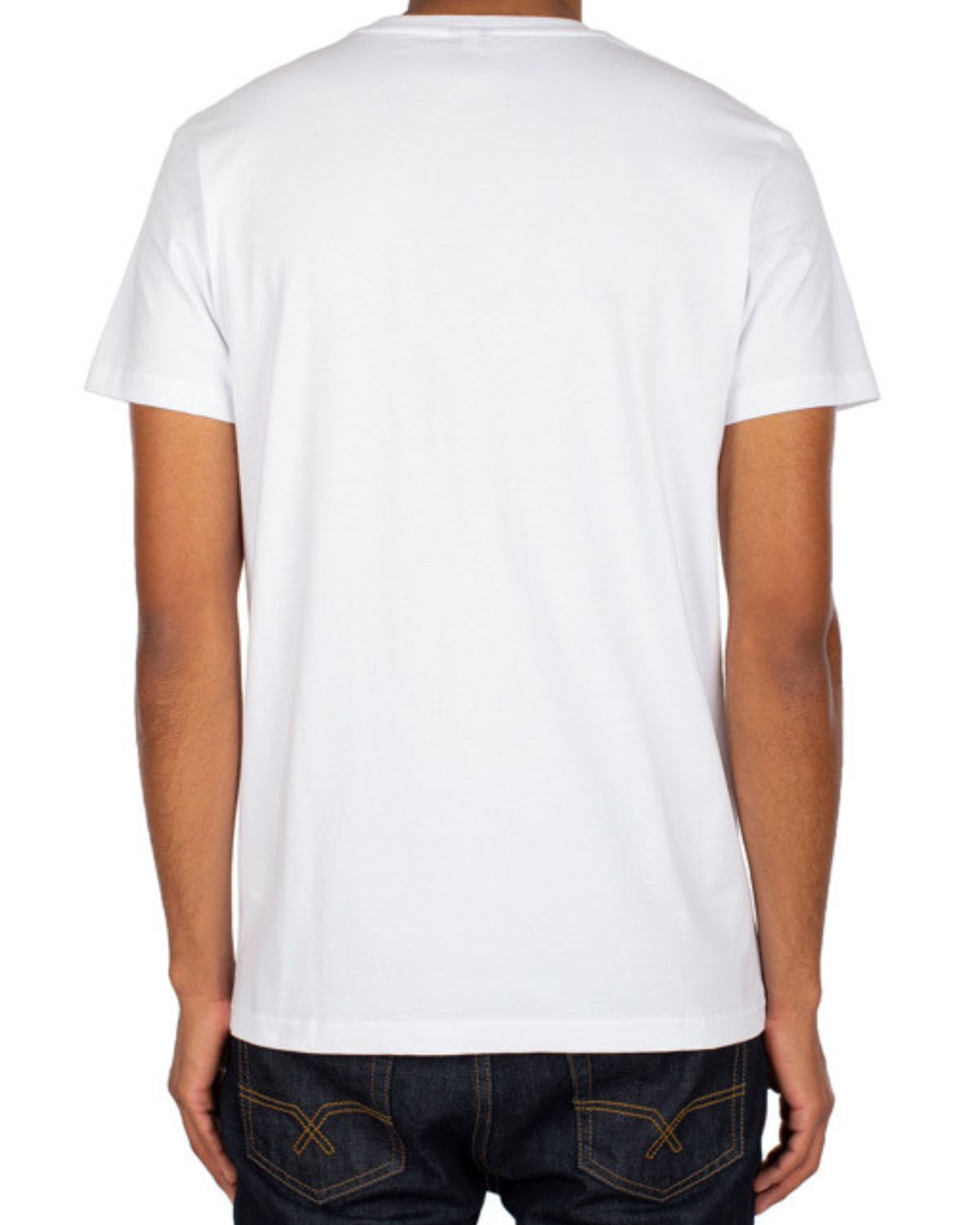 Lazy Sunny Day Emb Tee White - T-Shirt Herren