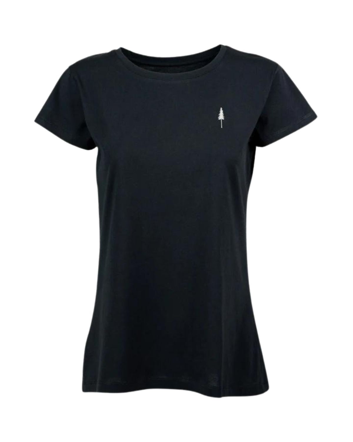 Treeshirt black - T-Shirt Damen