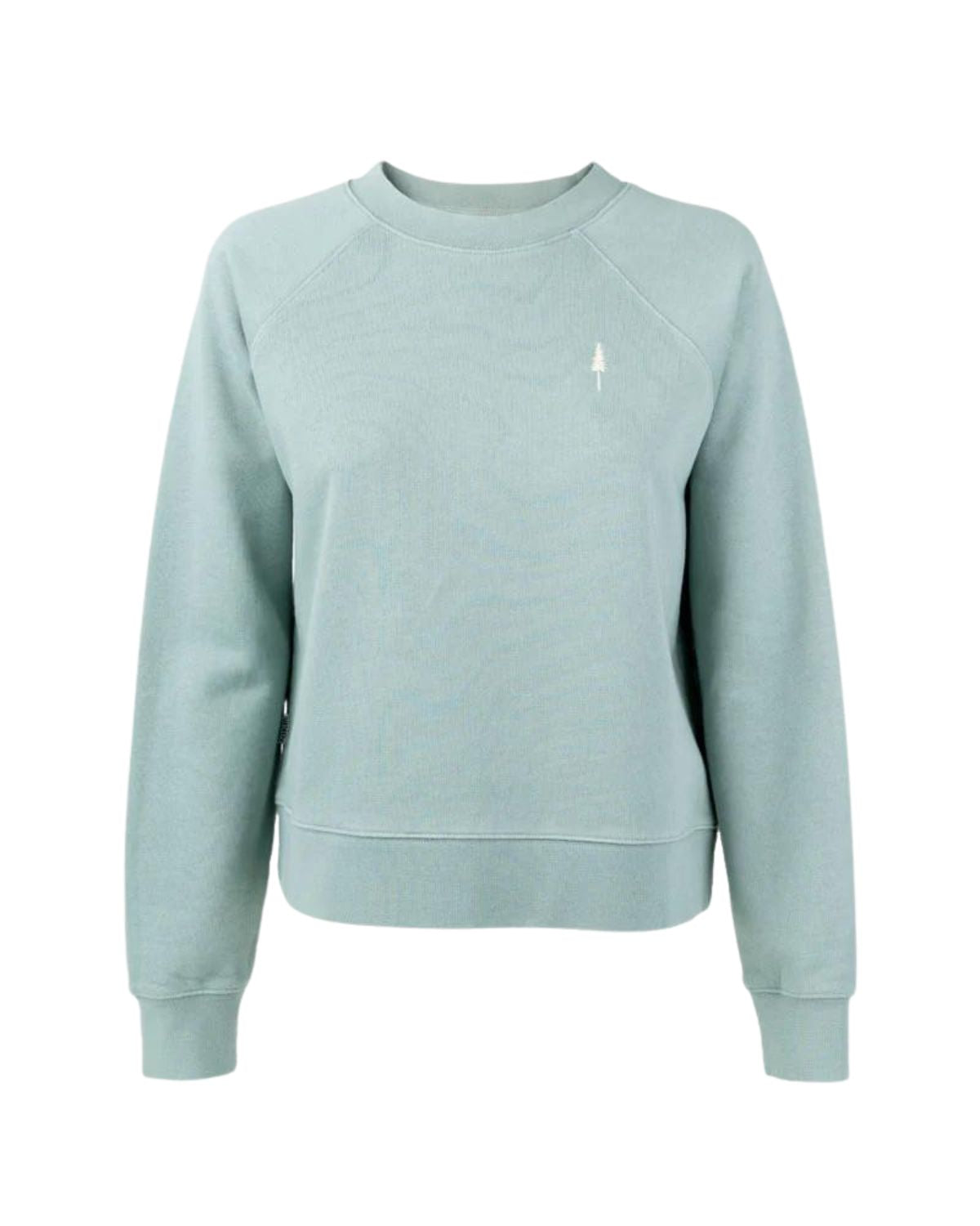 Treesweater Raglan Turquoise - Sweatshirt Damen