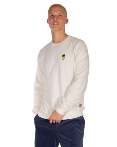 Lazy Sunny Day Crew Offwhite - Sweatshirt Herren