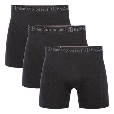 Bamboo Basics - Boxershorts Rico (3-Pack) black - Nahmoo