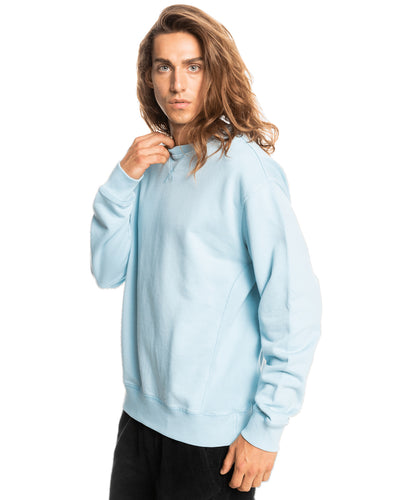 Quiksilver - Trip Away Over Sweatshirt Faded Denim - Nahmoo