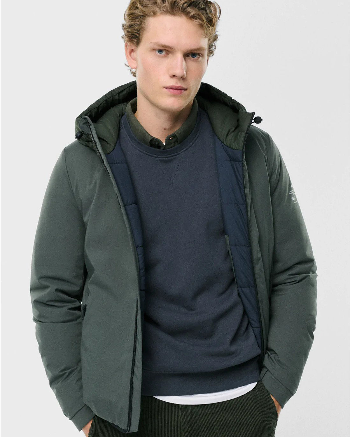 Ecoalf - JACKE CARTES HERREN OLIVE - Nahmoo