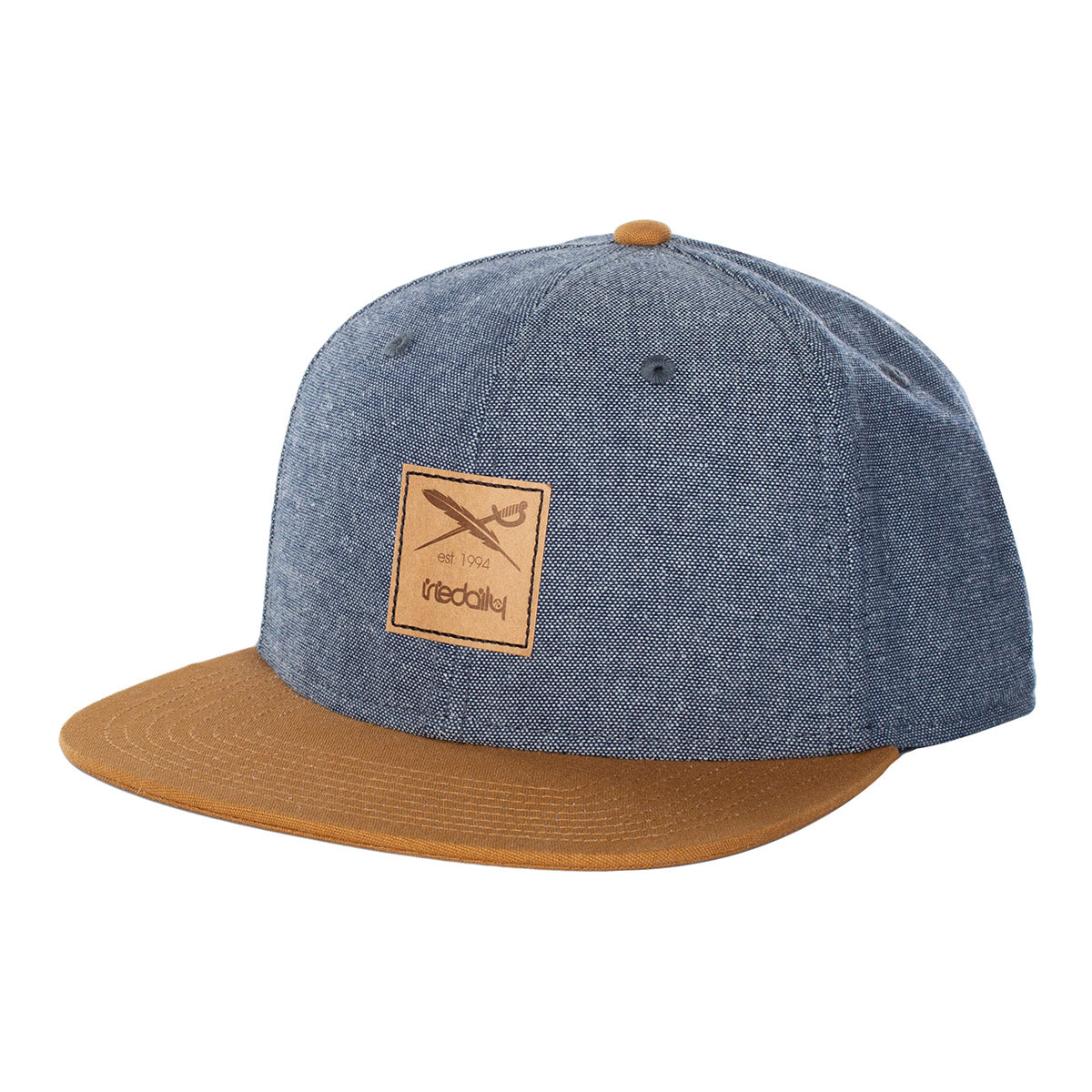 Iriedaily - Flaxpray Snapback Jeansblue - Nahmoo