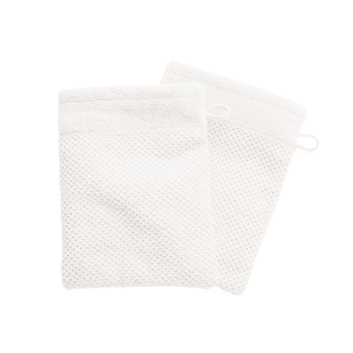 The Wash Glove Set Cloud White - Waschlappen Set