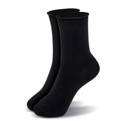 Mofreso - Feine Damensocken "Bellevue" schwarz - Nahmoo