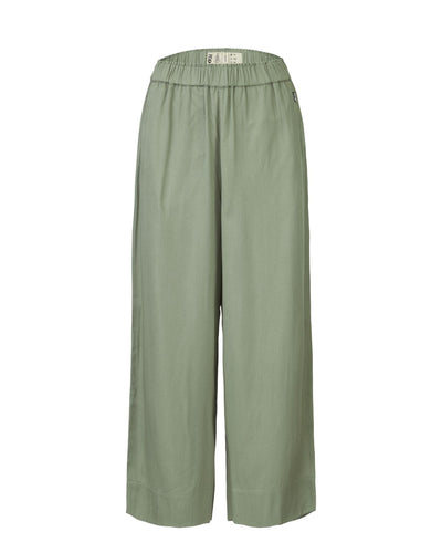 Tylita Pants Green Spray - Stoffhose Damen